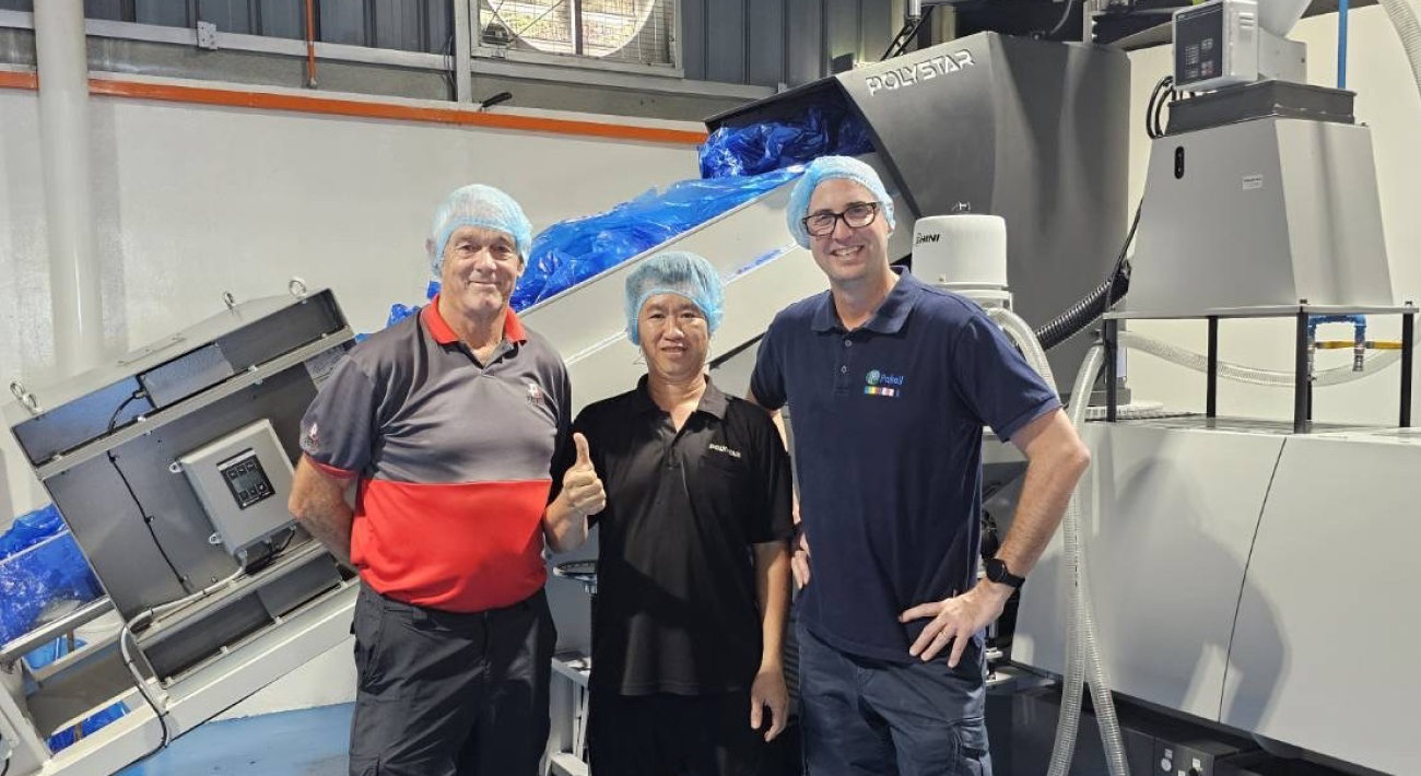 Australian Plastic Producer Increases Recycling Capacity with Second POLYSTAR Pelletizer